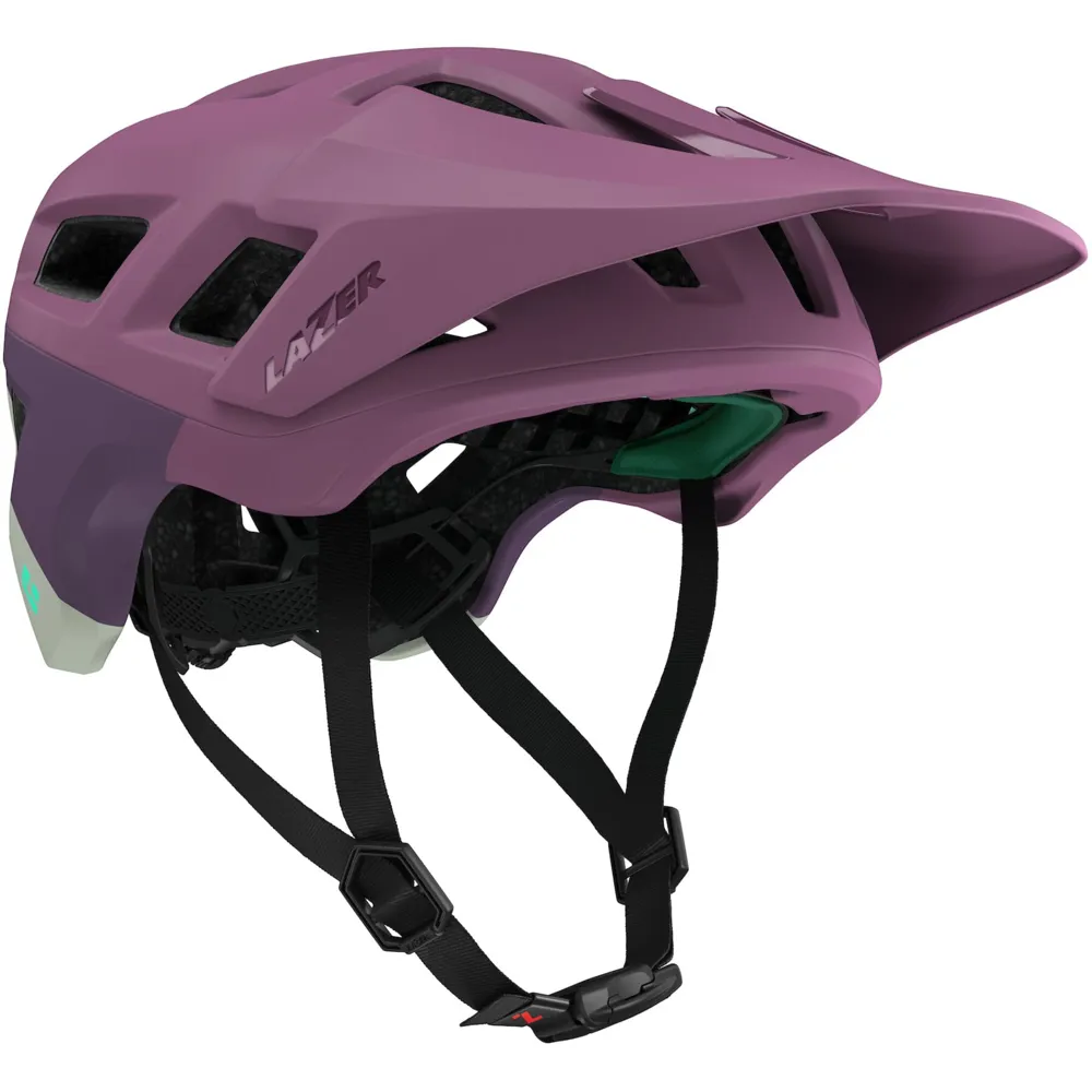 Team Cycles Lazer Coyote KinetiCore Mountain Bike Helmet in Matt Bordeaux | Interest FREE Finance & Online Refund Policy.