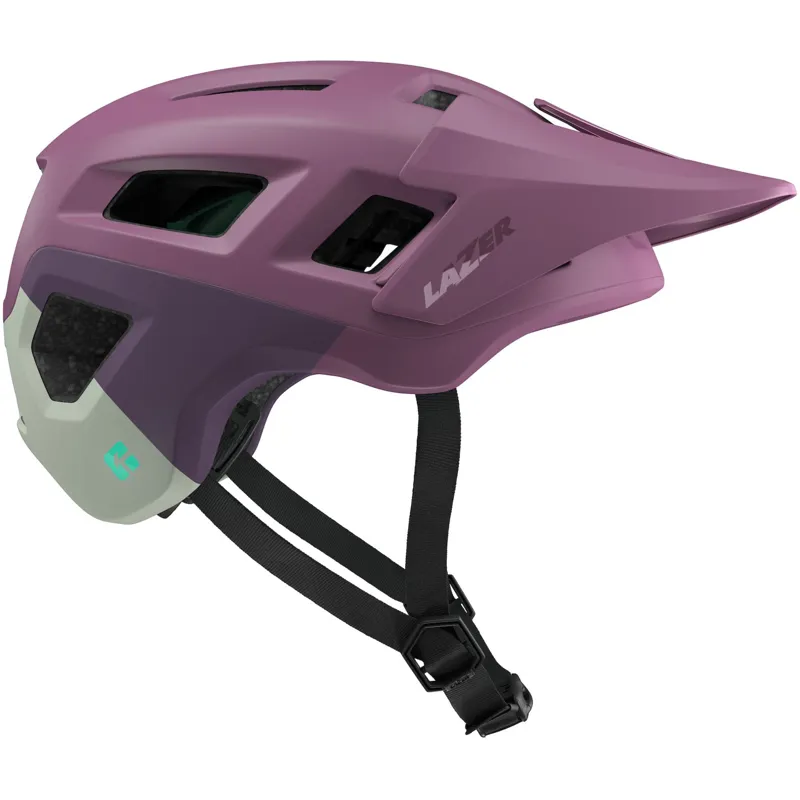 Lazer Coyote KinetiCore Mountain Bike Helmet in Matt Bordeaux-1
