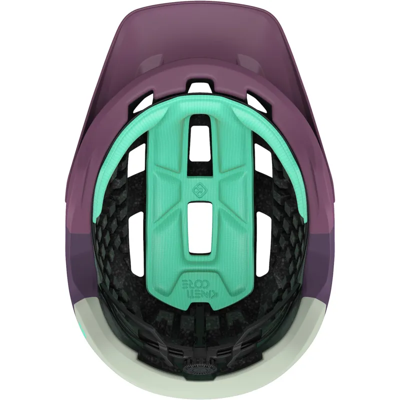 Lazer Coyote KinetiCore Mountain Bike Helmet in Matt Bordeaux-6