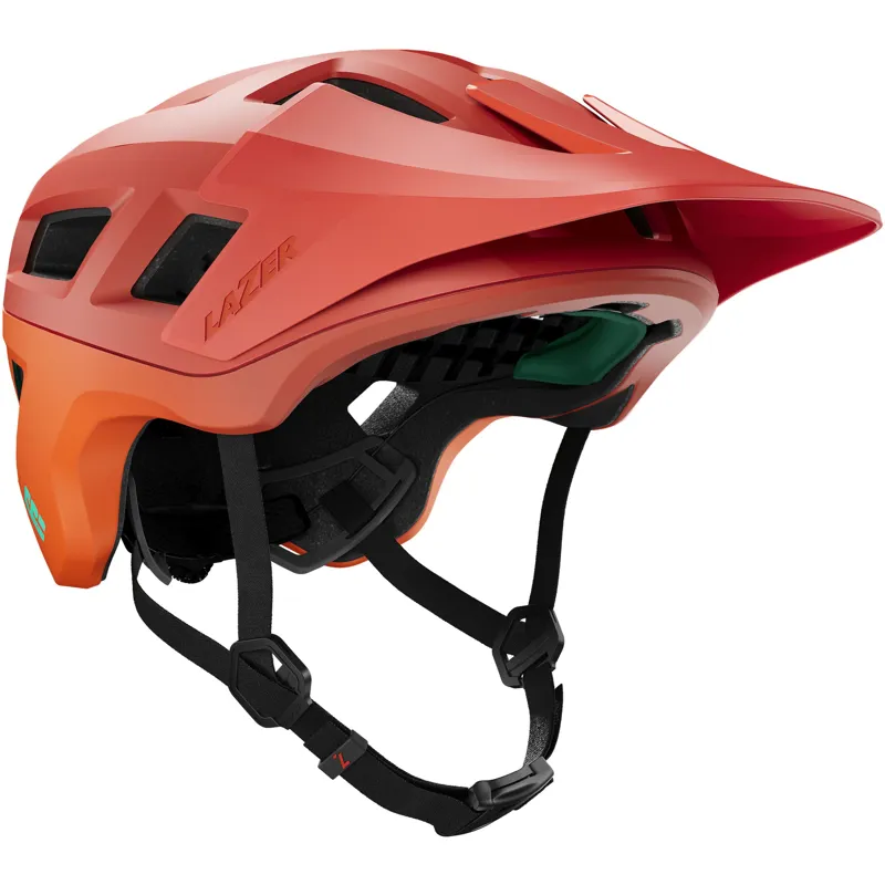 Lazer Coyote KinetiCore Mountain Bike Helmet in Matt Rust Orange-5