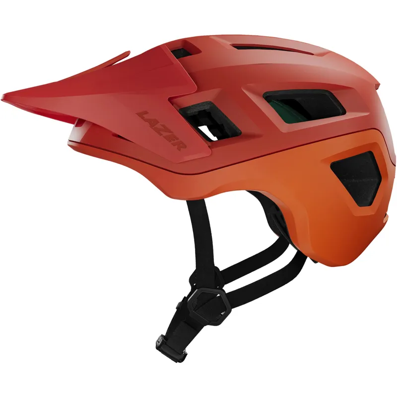 Lazer Coyote KinetiCore Mountain Bike Helmet in Matt Rust Orange-2