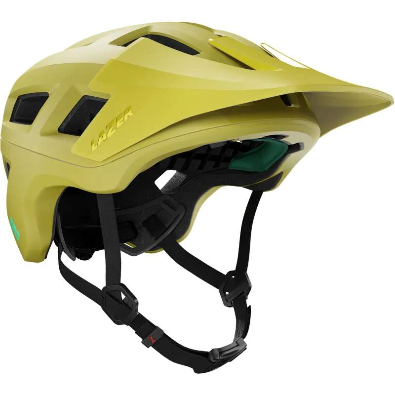 Lazer Coyote KinetiCore Mountain Bike Helmet in Matte Green-1