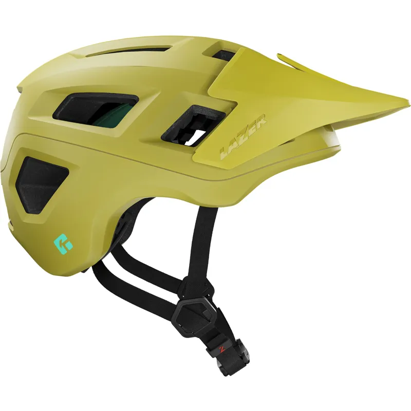 Lazer Coyote KinetiCore Mountain Bike Helmet in Matte Green