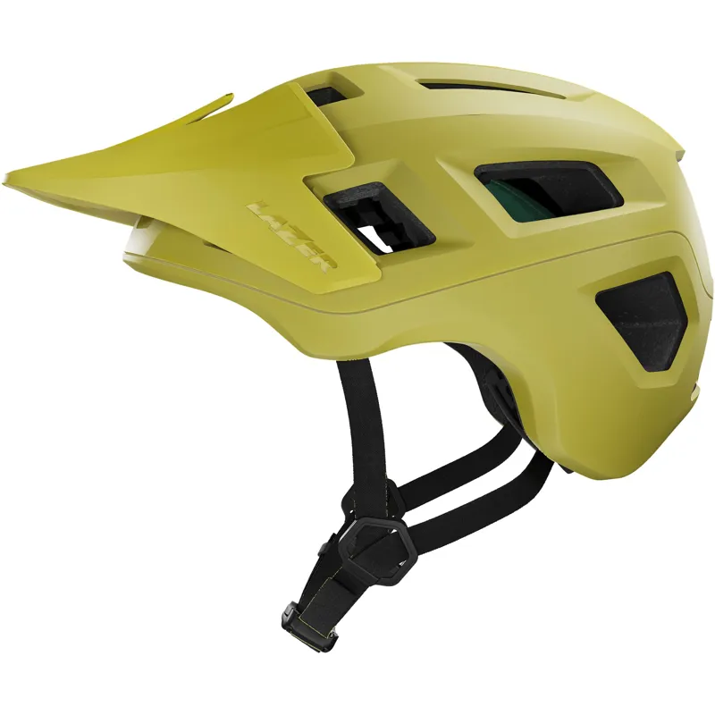 Lazer Coyote KinetiCore Mountain Bike Helmet in Matte Green-3