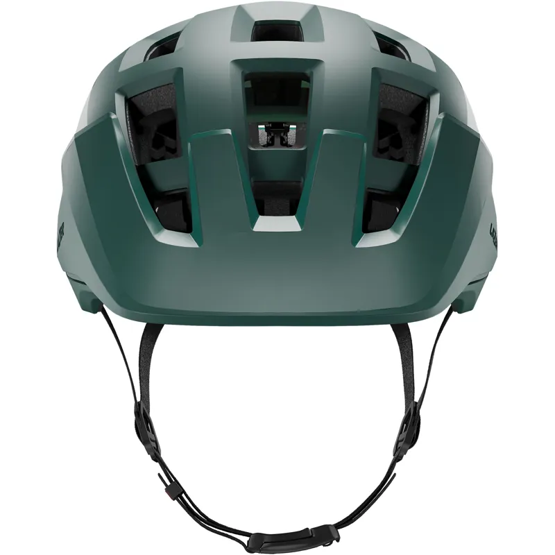 Lazer Coyote KinetiCore Mountain Bike Helmet in Matte Green and Blue-2