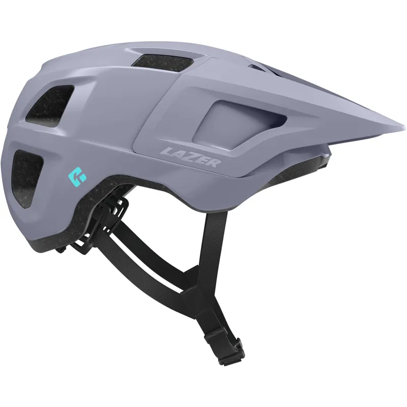 Lazer Finch KinetiCore Youth Mountain Bike Helmet in Matte Violet