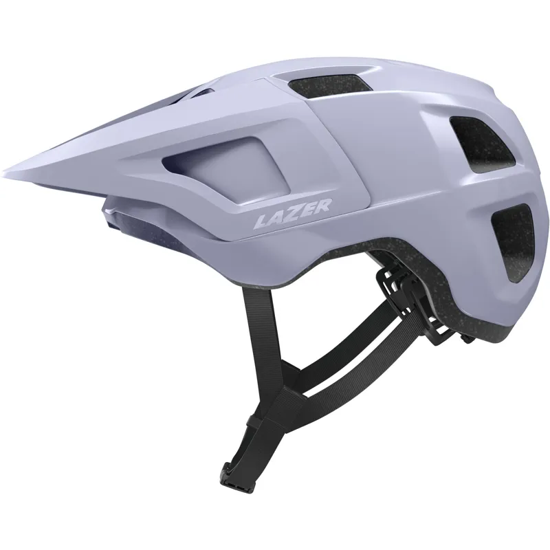 Lazer Finch KinetiCore Youth Mountain Bike Helmet in Matte Violet-2