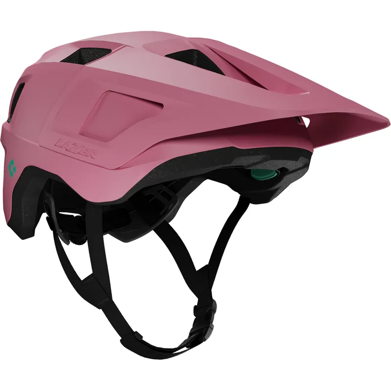 Lazer Finch KinetiCore Youth Mountain Bike Helmet in Matte Pink-1