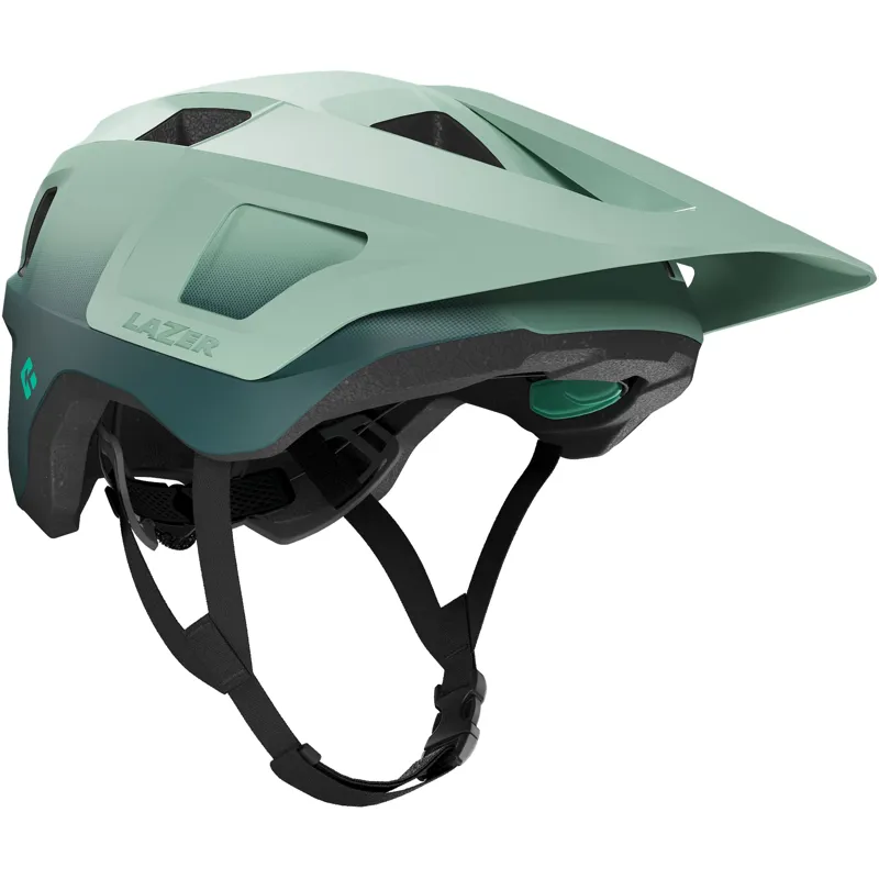 Lazer Finch KinetiCore Youth Mountain Bike Helmet in Matte Mint-1