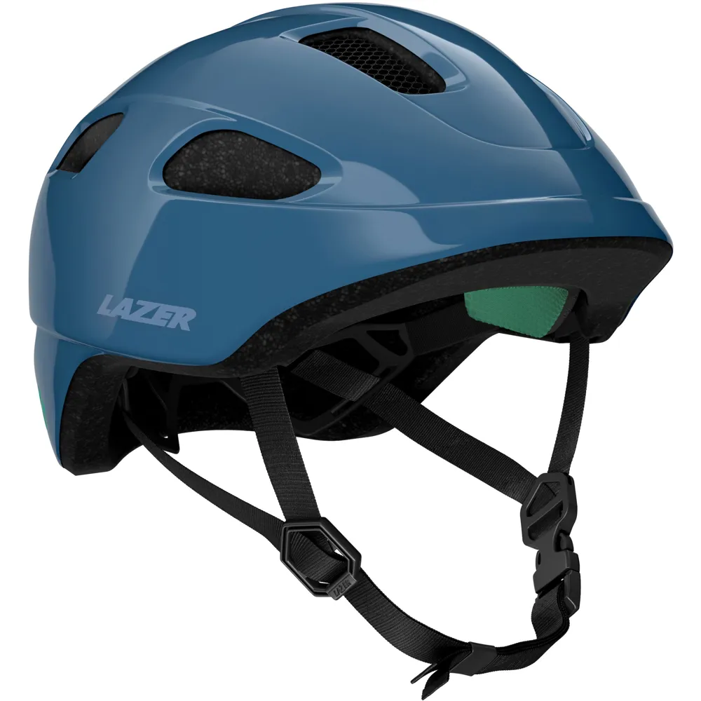 Team Cycles Lazer NutZ 2.0 KinetiCore Kids Bike Helmet in Blue Steel | Interest FREE Finance & Online Refund Policy.