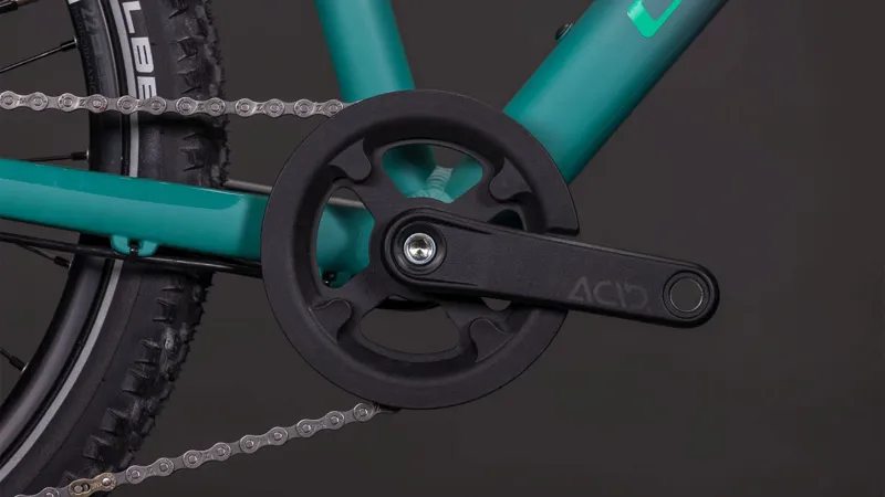 Cube Numove 200 Disc Kids Bike in Lavagrey and Coolgreen-5