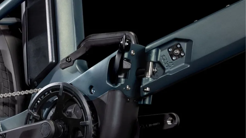 Cube Fold Hybrid 500Wh Electric Folding Bike in Sagebrushgreen and Prizm-4