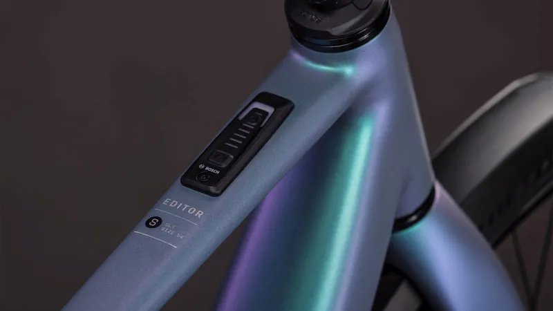 Cube Editor Hybrid SLT FE 400Wh Electric Hybrid Bike in Smardgrey and Prism-5