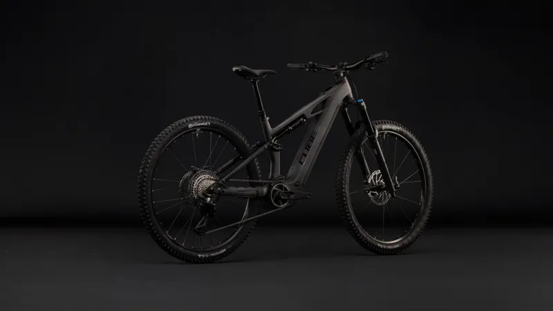 Cube Stereo Hybrid ONE44 HPC SLX 800Wh Electric Full Suspension Mountain Bike in Blackline-9