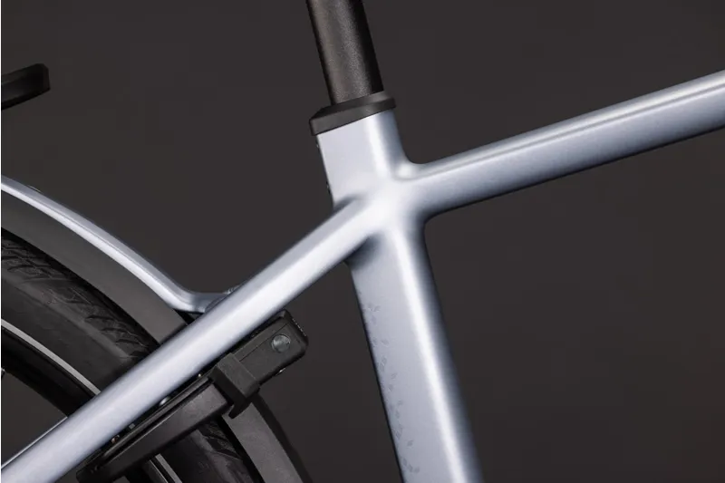 Cube Kathmandu Hybrid EXC 800Wh Electric Hybrid Bike in Slategrey and Chrome-4
