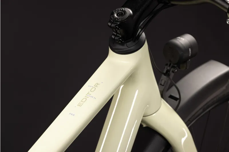 Cube Editor Pro FE Hybrid Bike in Mellowyellow and Lilac-5