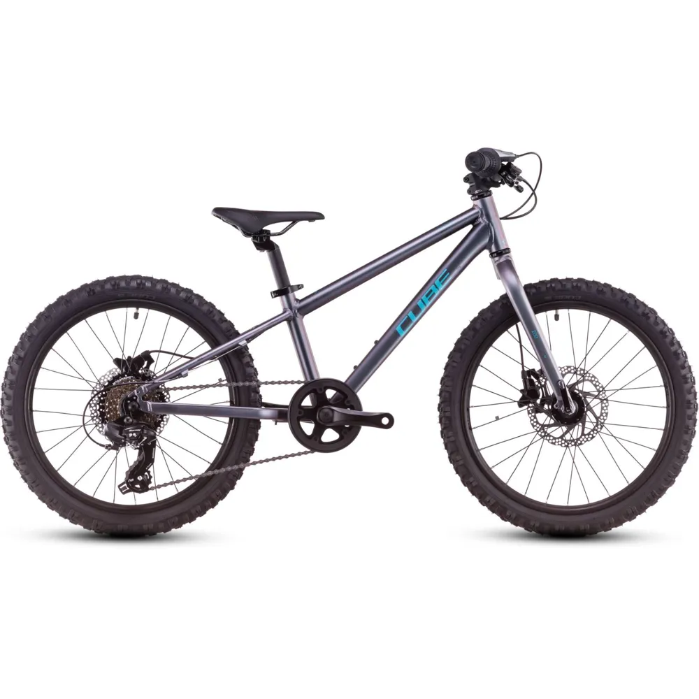 Team Cycles Cube Acid 200 Disc Kids Mountain Bike in Galactic and Cyan | Interest FREE Finance & Online Refund Policy.