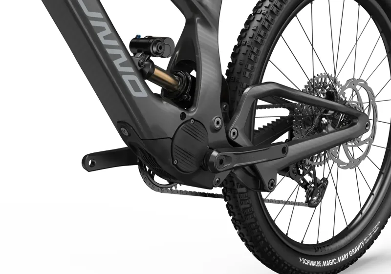 Unno MITH Pro 800Wh Full Suspension Electric Mountain Bike in Carbon Weaves-4