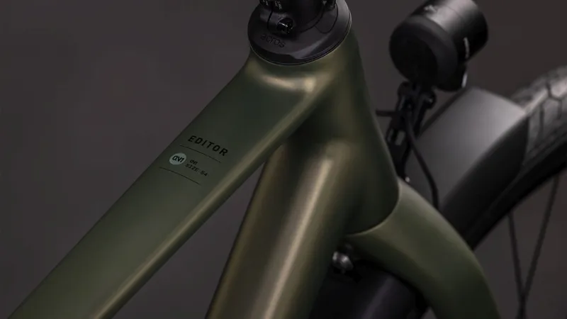 Cube Editor One FE Hybrid Bike in Reedgreen and Black-5