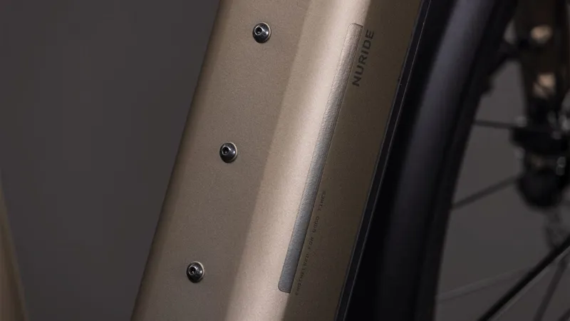 Cube Nuride Hybrid Pro 600Wh Electric Hybrid Bike in Flashstone and Chrome-5