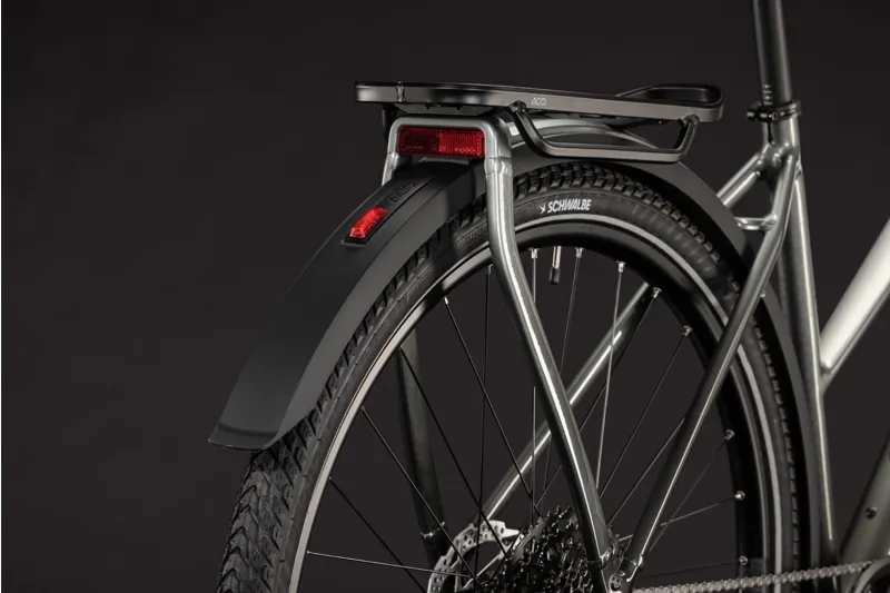 Cube Kathmandu SLT T Hybrid Bike in Flashgrey and Chrome-4
