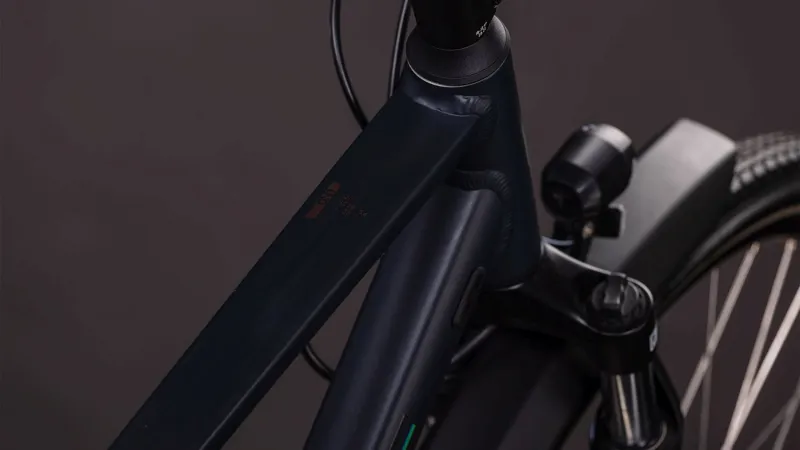 Cube Touring One Hybrid Bike in Night and Chrome-3