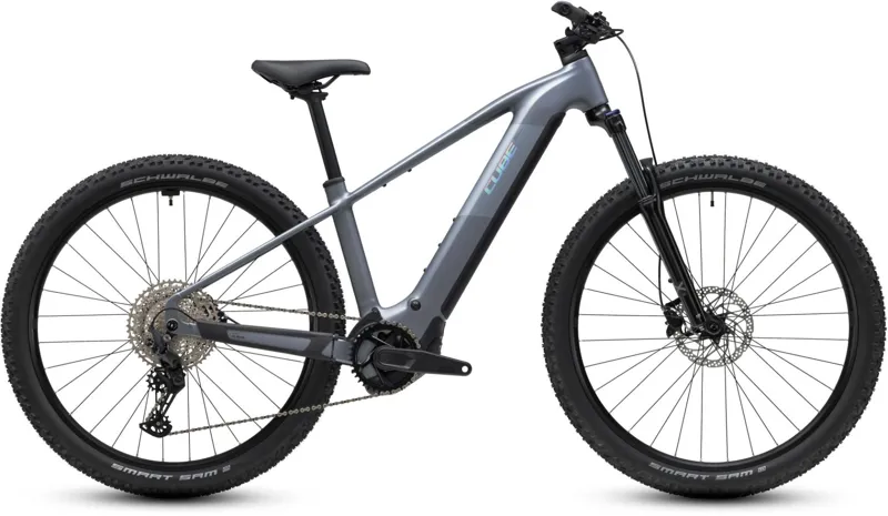 Cube Reaction Hybrid Performance 720Wh Electric Hybrid Bike in Ashgrey and Prism