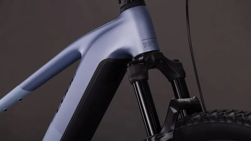 Cube Reaction Hybrid SLX 800Wh Electric Mountain Bike in Gauzegrey and Iceblue-5