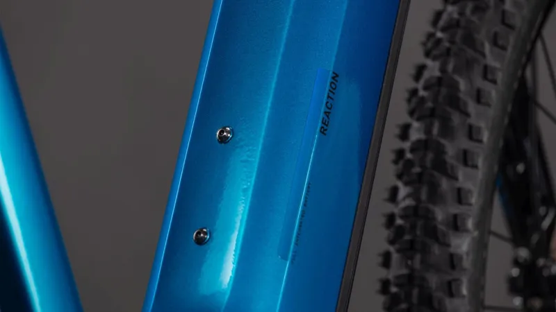 Cube Reaction Hybrid Performance EE 600Wh Electric Mountain Bike in Electricblue adn Dazzle-3