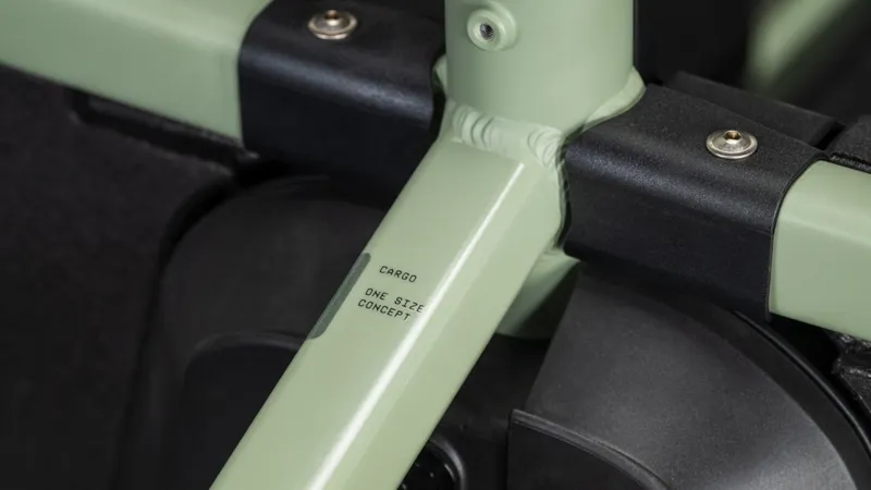 Cube Cargo Hybrid 800Wh Eelctric Cargo Bike in Pea and Reflex-5