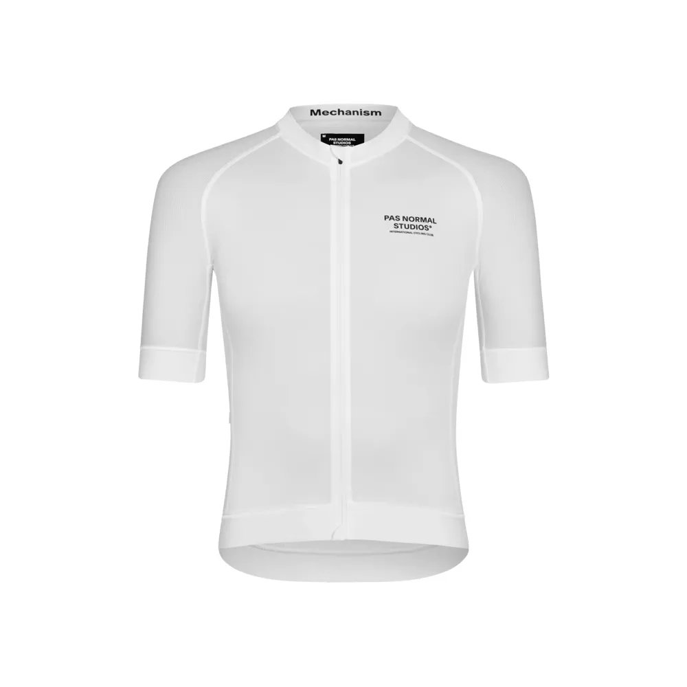 Team Cycles Pas Normal Studios Mechanism Jersey in White | Interest FREE Finance & Online Refund Policy.