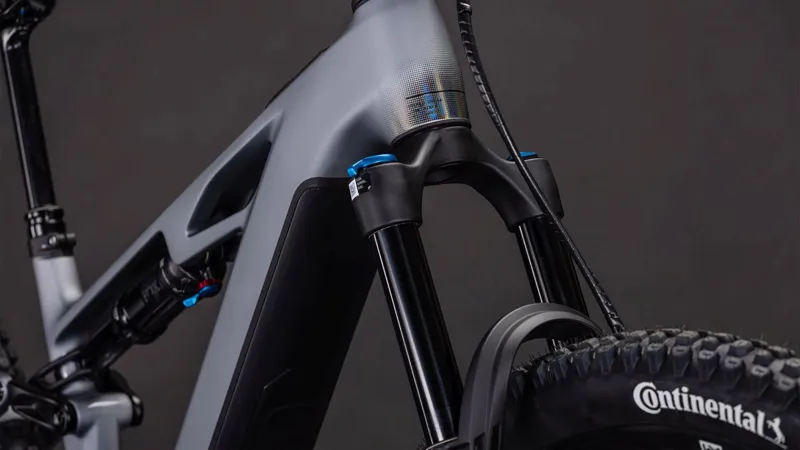 Cube Stereo Hybrid ONE44 HPC SLX EVO 800Wh Electric Full Suspension Mountain Bike in Slategrey and Black-7