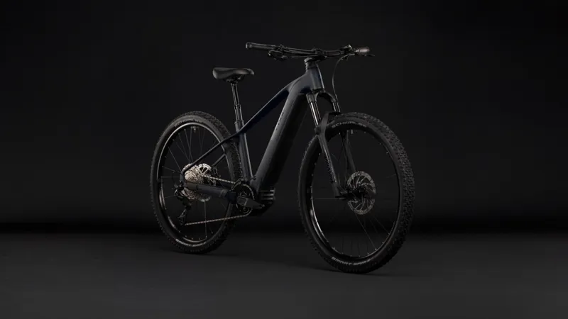 Cube Reaction Hybrid Pro 800Wh Electric Mountain Bike in Silverdust and Prism-9