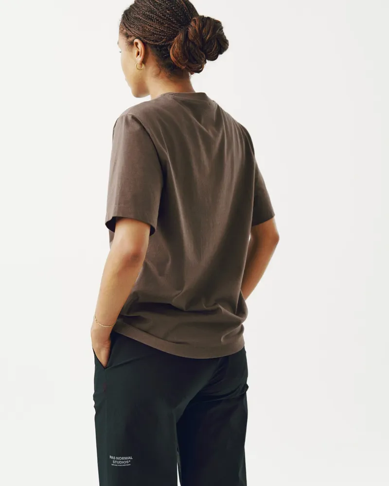 Pas Normal Studios Off-Race T-Shirt in Ash Brown-5