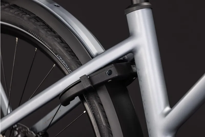 Cube Kathmandu Hybrid EXC T 800Wh Electric Hybrid Bike in Slategrey and Chrome-5