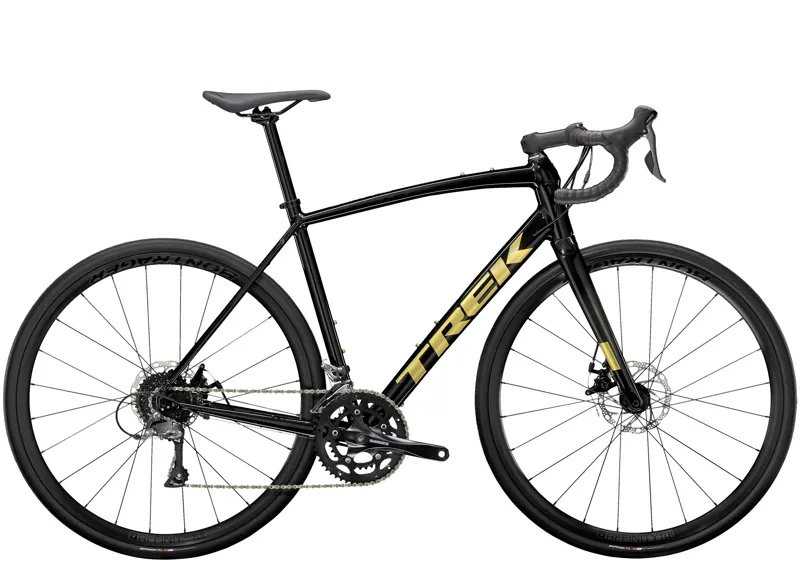 TREK Domane AL 2 Disc Road Bike Trek Black and Carbon Smoke