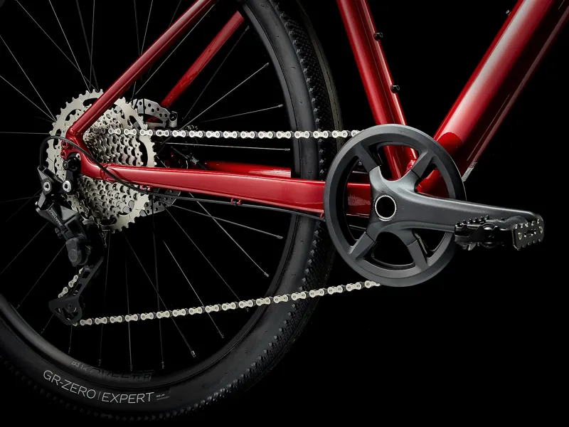 TREK Dual Sport 3 Gen 5 Hybrid Bike in Crimson-4