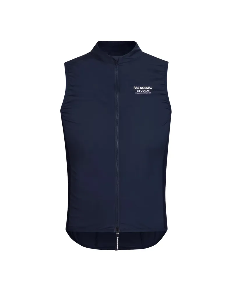 Pas Normal Studios Men's Mechanism Stow Away Gilet in Navy