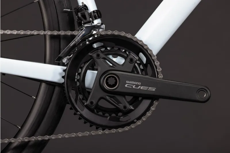 Cube Attain Race Road Bike in Glacier and Black-3