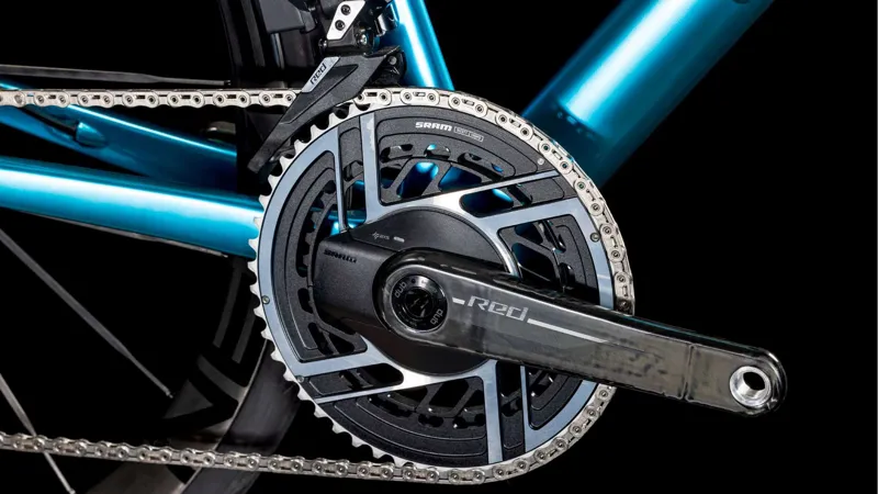 Cube Litening Air C:68X SLX Road Bike in Chromeblue and Carbon-6