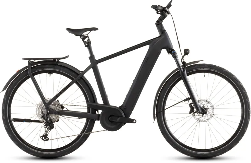 Cube Kathmandu Hybrid Pro 800Wh Electric Hybrid Bike in Coal and Black