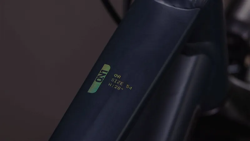 Cube Touring One Hybrid Bike in Night and Chrome-5