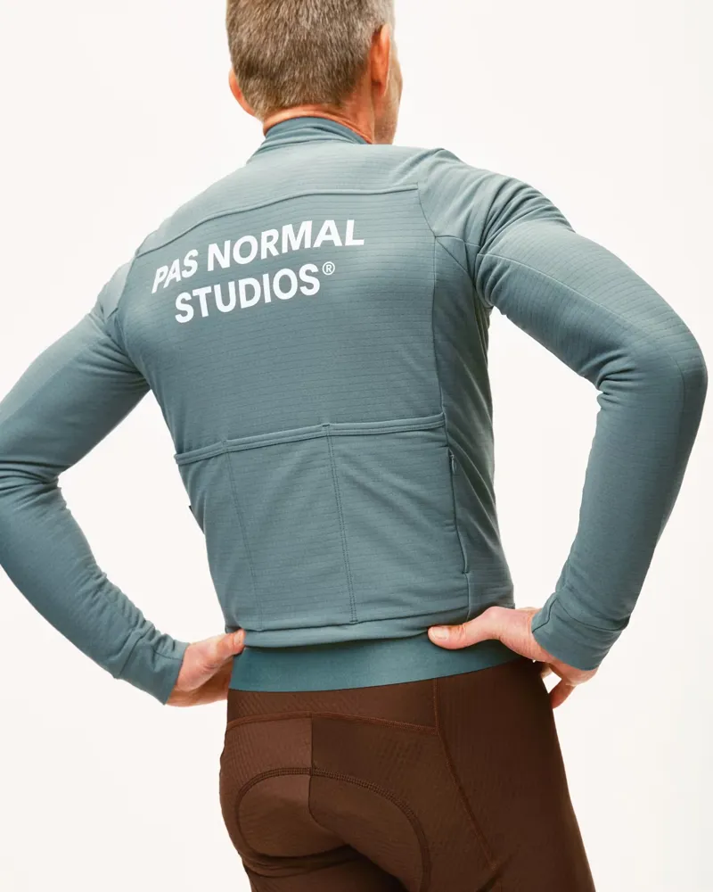 Pas Normal Studios Essential Long Sleeve Jersey in Grey Teal-4
