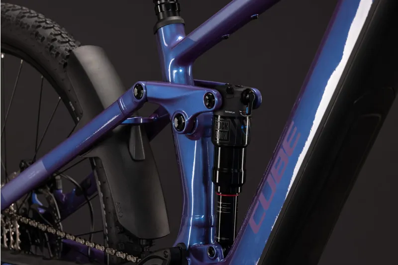 Cube Stereo Hybrid ONE44 Pro 800Wh Electric Full Suspension Mountain Bike in Blueiris and Black-4