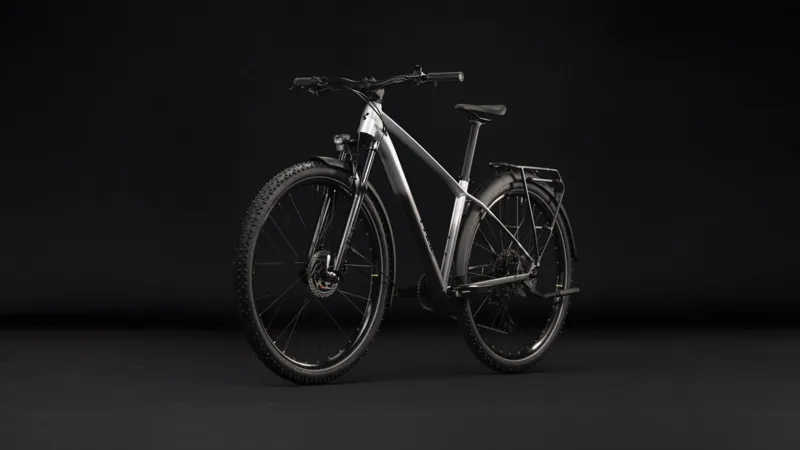 Cube Aim Pro FE Hardtail Mountain Bike in Grey and Black-9