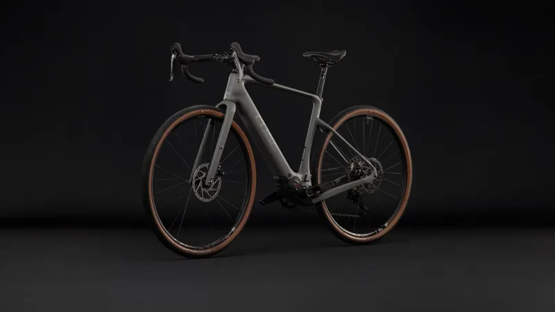 Cube Nuroad Hybrid C:62 Race 400Wh Electric Gravel Bike in Oldgrey and Grey-9