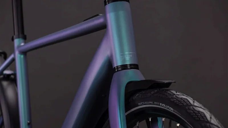 Cube Editor Hybrid SLT FE 400Wh Electric Hybrid Bike in Smardgrey and Prism-6