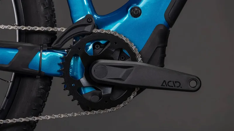 Cube Reaction Hybrid Performance 600Wh Electric Mountain Bike in Electricblue and Dazzle-5