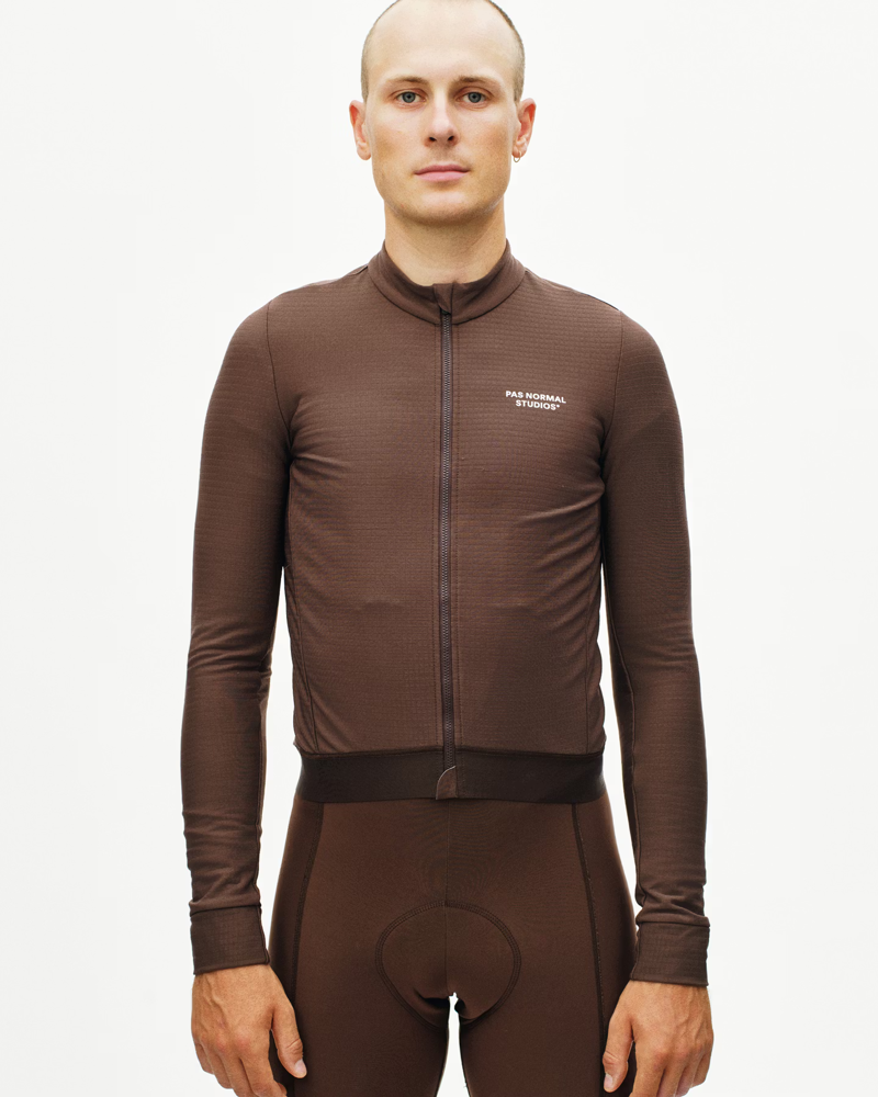 Pas Normal Studios Essential Long Sleeve Jersey in Light Brown-4