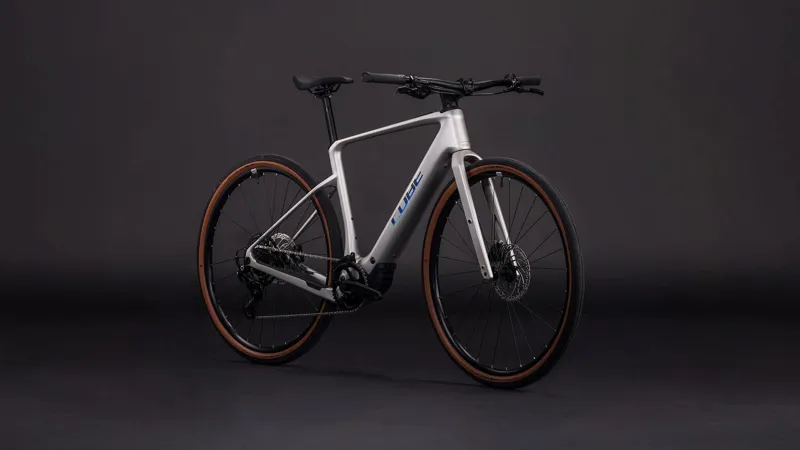Cube Nulane Hybrid C:62 Race 400Wh Electric Hybrid Bike in Sleekgrey and Prism-7